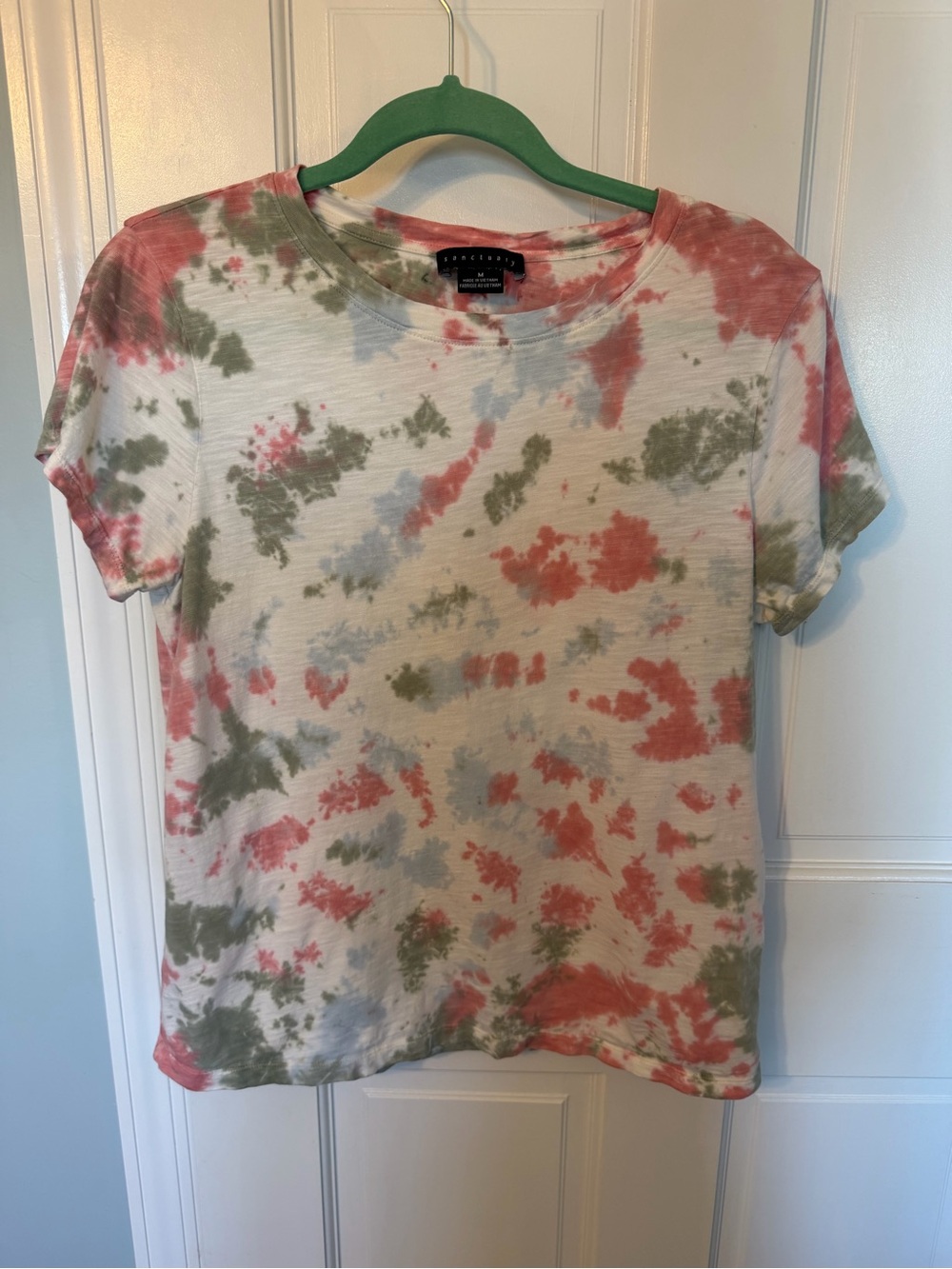 Sanctuary Women’s Tie-Dye Short Sleeve Tee Medium
